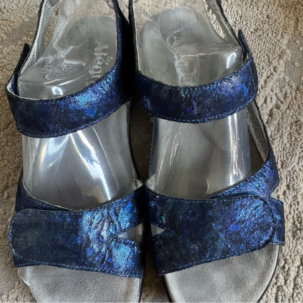 Alegria Midnight Blue Sandals - Picture 12 of 13